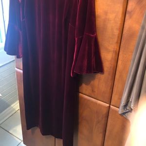 Calvin Klein red velvet dress used only once